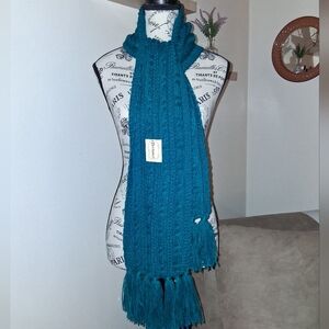 Bechamel Deep Teal Knit Scarf